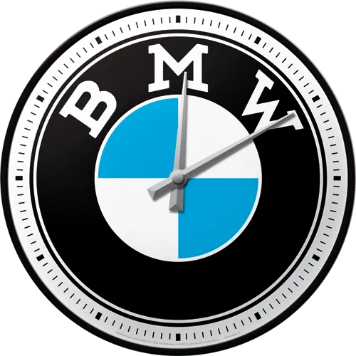 nostalgic-art-bmw-logo-orologio-da-parete-in-metallo-31-cm-2 image 1