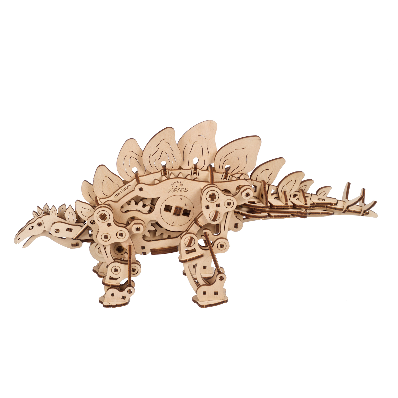 ugears-stegosaurus-modello-meccanico-in-legno-3d-da-costruire image 2