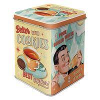nostalgic-art-tea-cookies-together-barattolo-t-in-latta-100-g-7-5x7-5x9-5-cm image 2