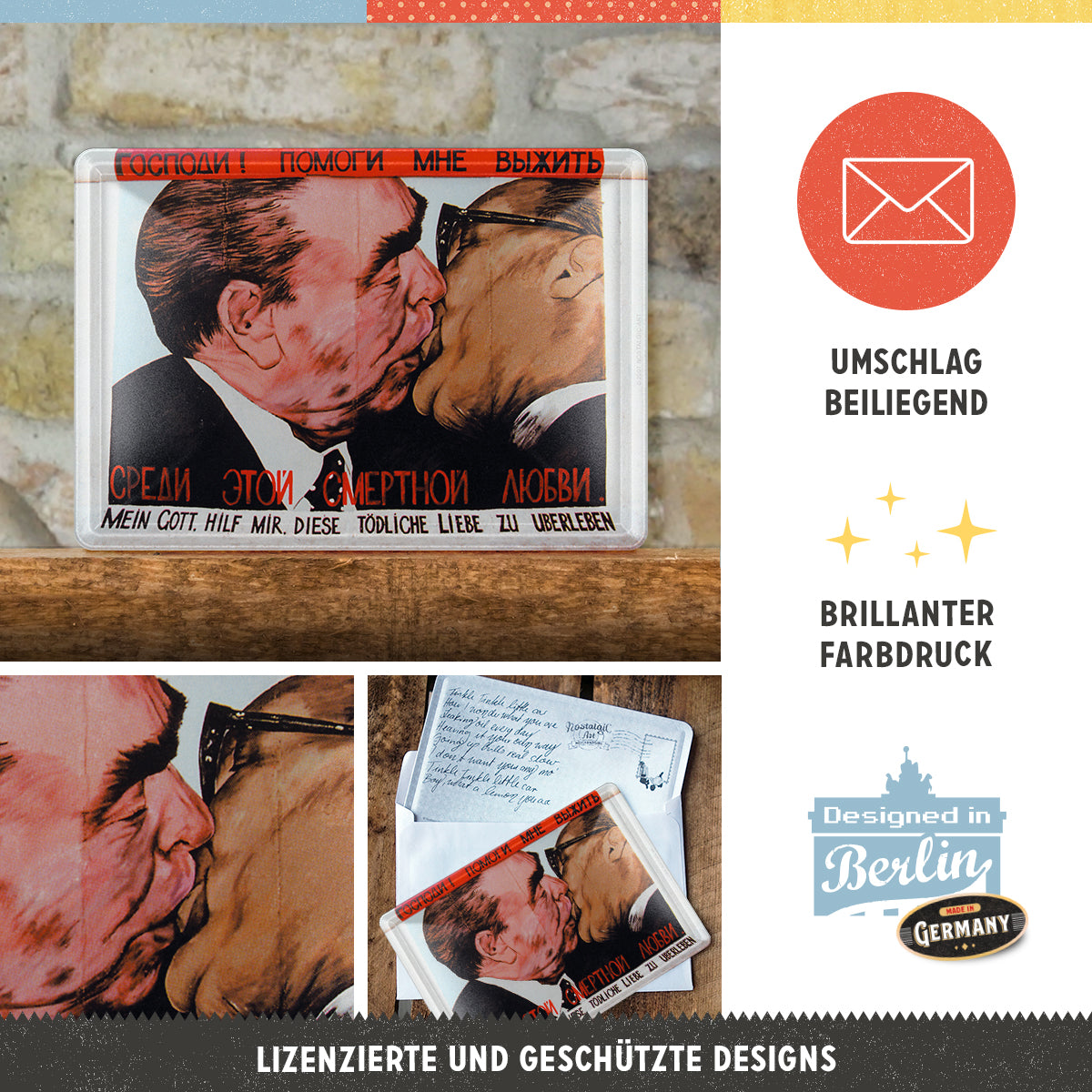 nostalgic-art-bruderkuss-berlino-metal-card-in-latta-10x14-cm image 2