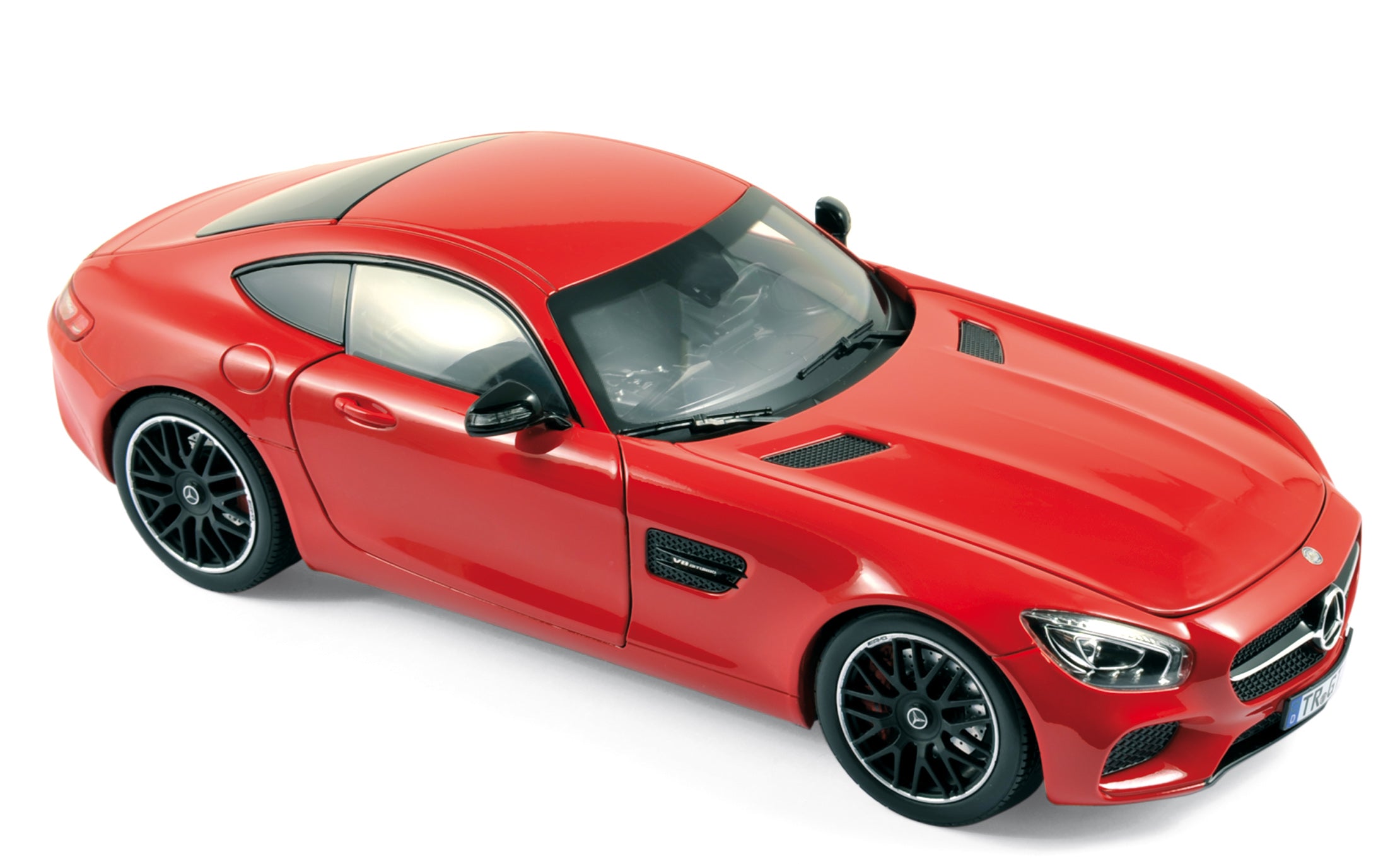 norev-mercedes-amg-gt-2015-rossa-1-18-modellino-supercar image 1