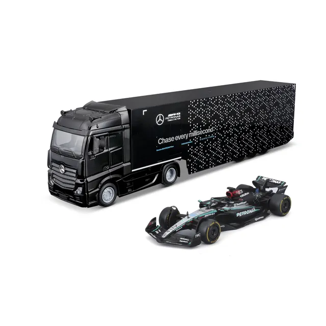 bburago-mercedes-amg-truck-mercedes-w15-63-russell-set-1-43 image 1