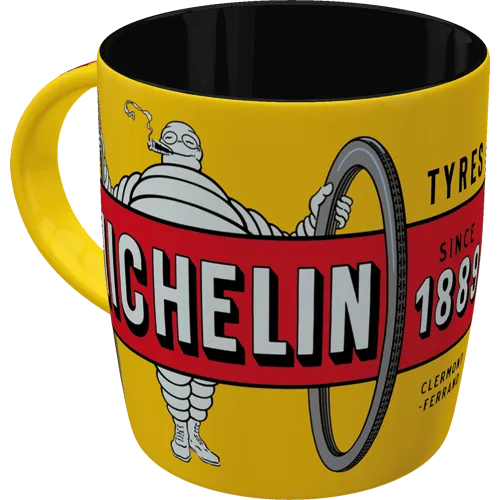 nostalgic-art-michelin-tyres-bibendum-yellow-tazza-in-ceramica-330-ml-2 image 1