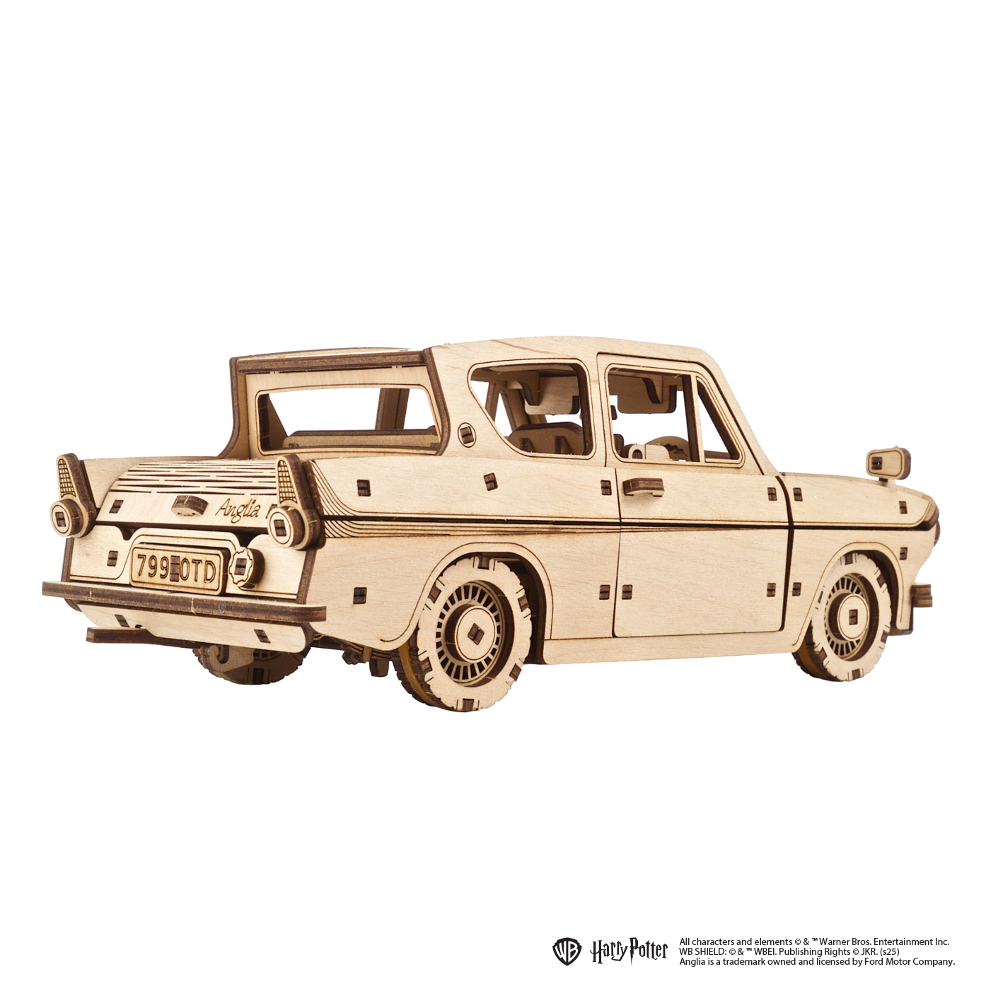 ugears-flying-ford-anglia-harry-potter-modellino-auto-magica-in-legno image 2