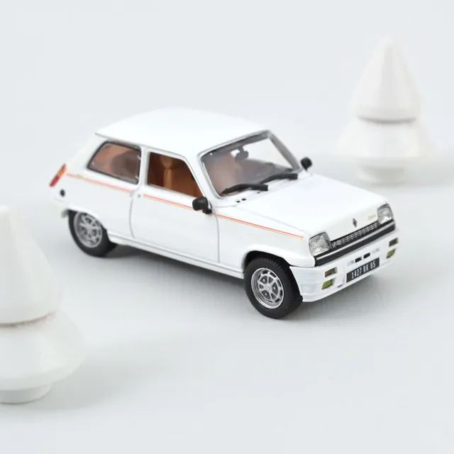 norev-renault-5-laur-ate-turbo-1985-modellino-auto-1-43-bianco-r5 image 1