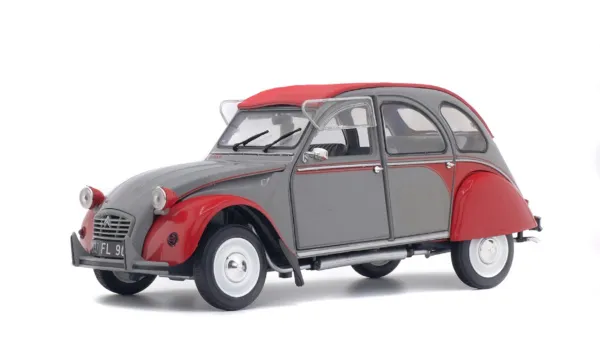 solido-citro-n-2cv6-dolly-grise-rouge-1985-modellino-1-18-da-collezione image 1