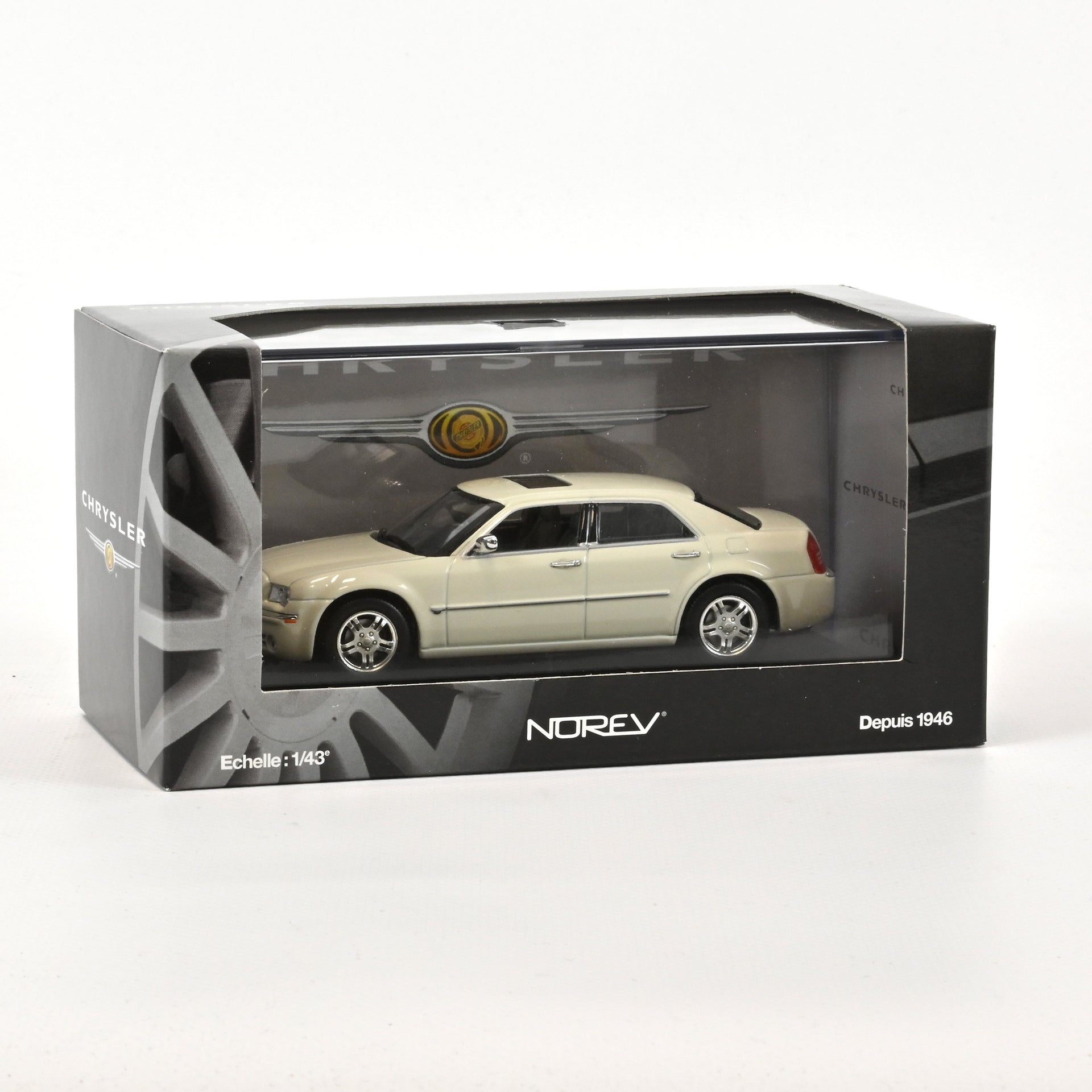 norev-chrysler-300-c-2005-modellino-auto-1-43-vanilla-jet-car image 1