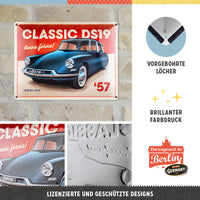 nostalgic-art-ds-classic-ds19-berline-targa-in-metallo-30x40-cm-2 image 4