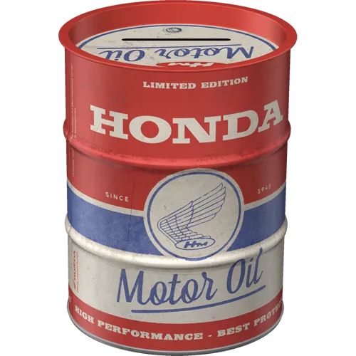 nostalgic-art-honda-mc-motor-oil-salvadanaio-lattina-olio-600-ml image 1