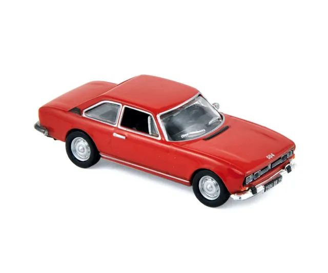 norev-peugeot-coup-504-1971-rosso-andalou-1-87-modellino-auto-minijet image 1