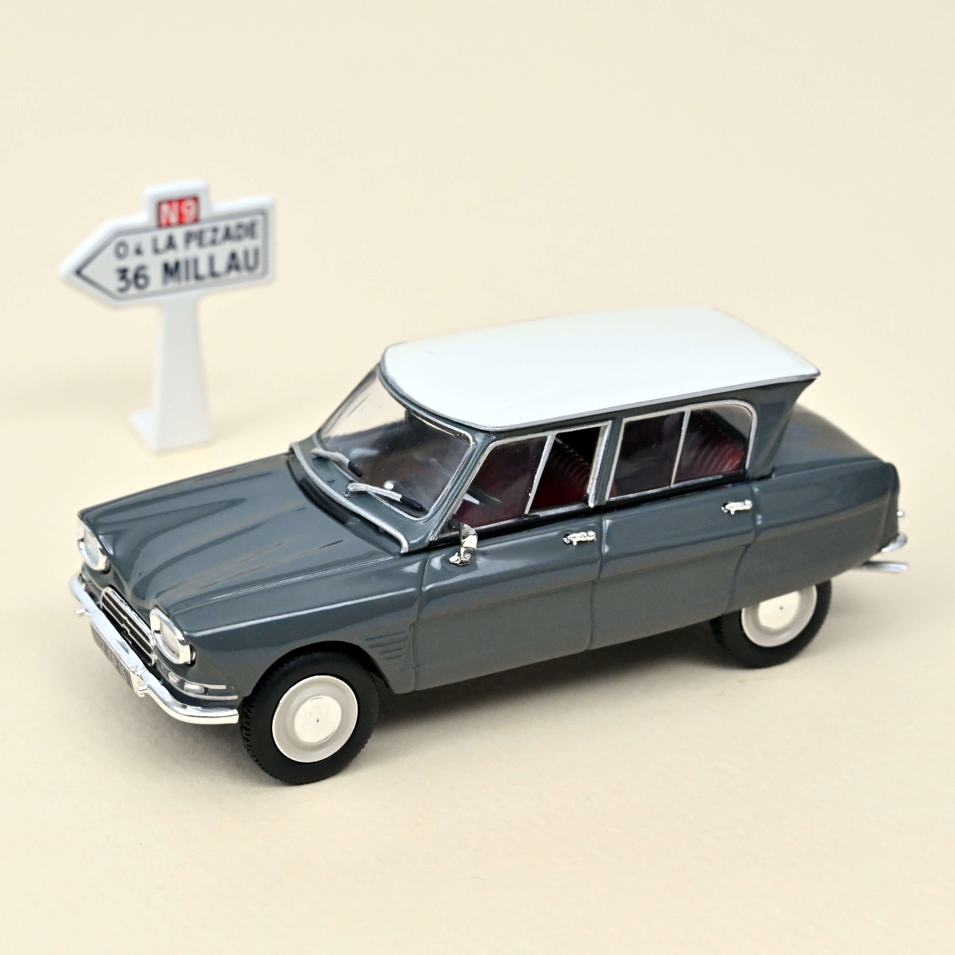 norev-citro-n-ami-6-1967-gris-typhon-1-43-modellino-auto-d-epoca-die-cast image 1