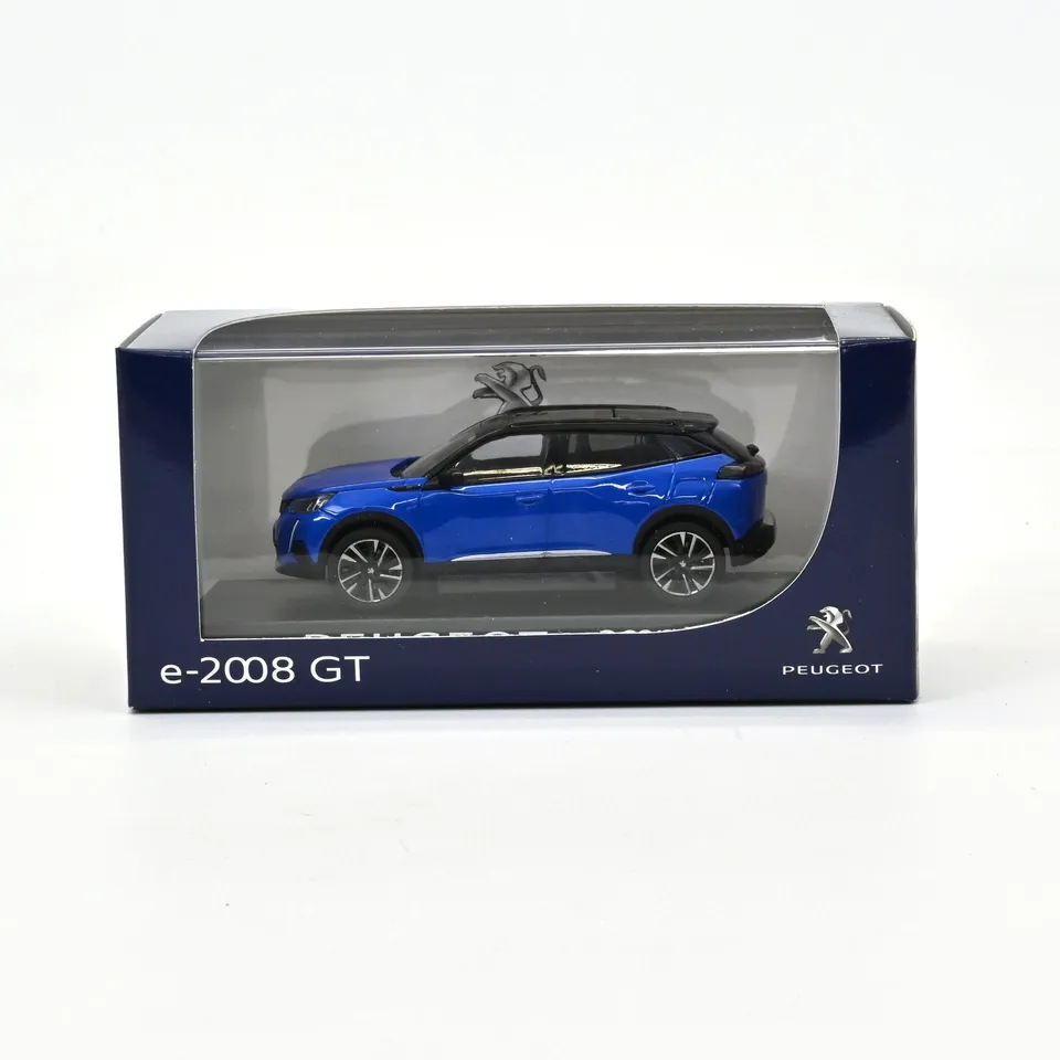 norev-peugeot-e-2008-gt-blu-vertigo-1-43-modellino-suv-elettrico-die-cast image 1