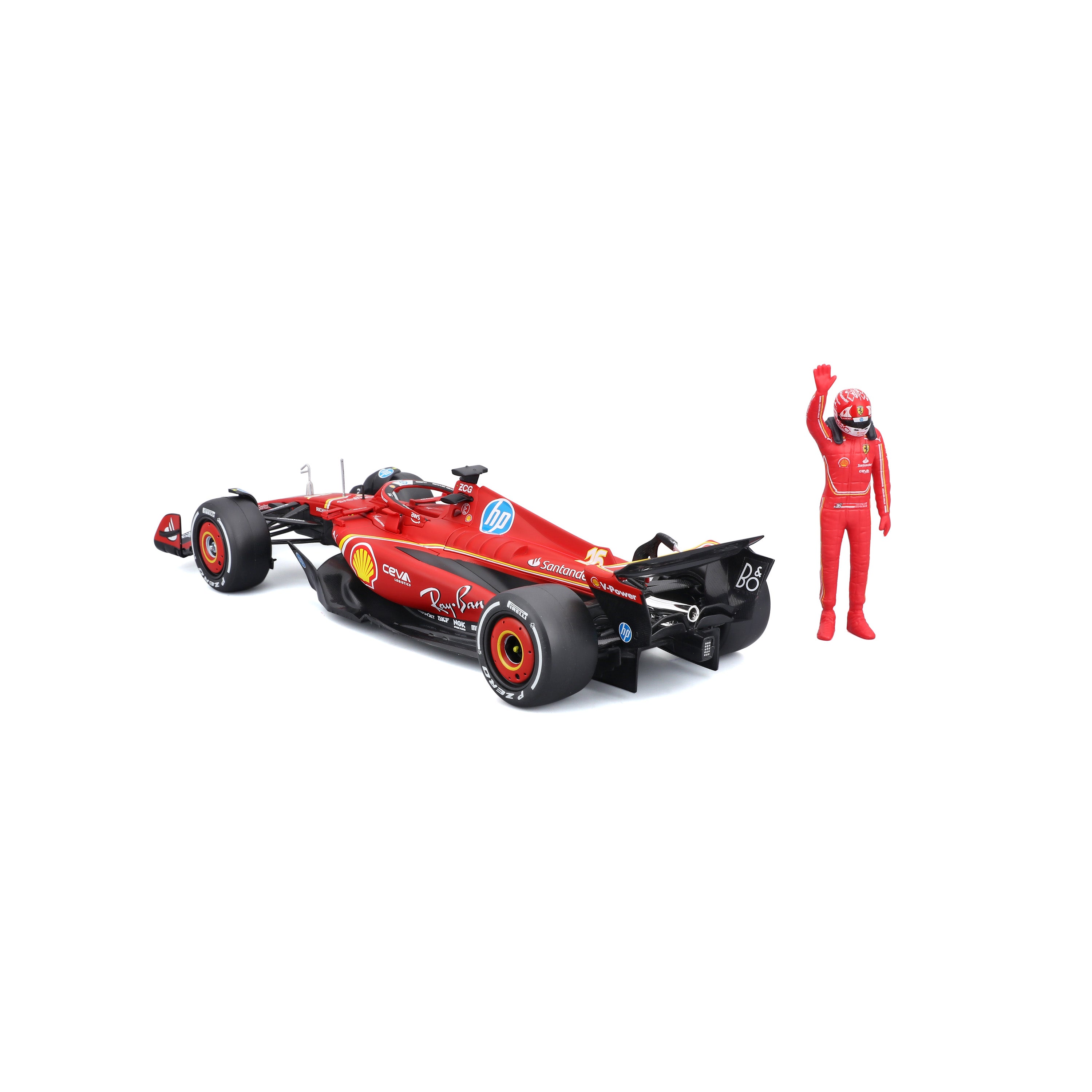 bburago-f1-ferrari-sf-24-2024-16-leclerc-1-24-con-pilota-die-cast image 5