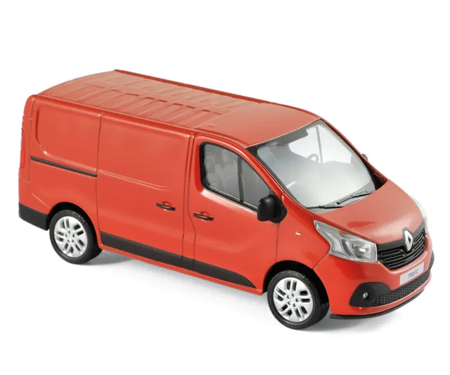norev-renault-trafic-2014-rosso-1-43-modellino-furgone image 1
