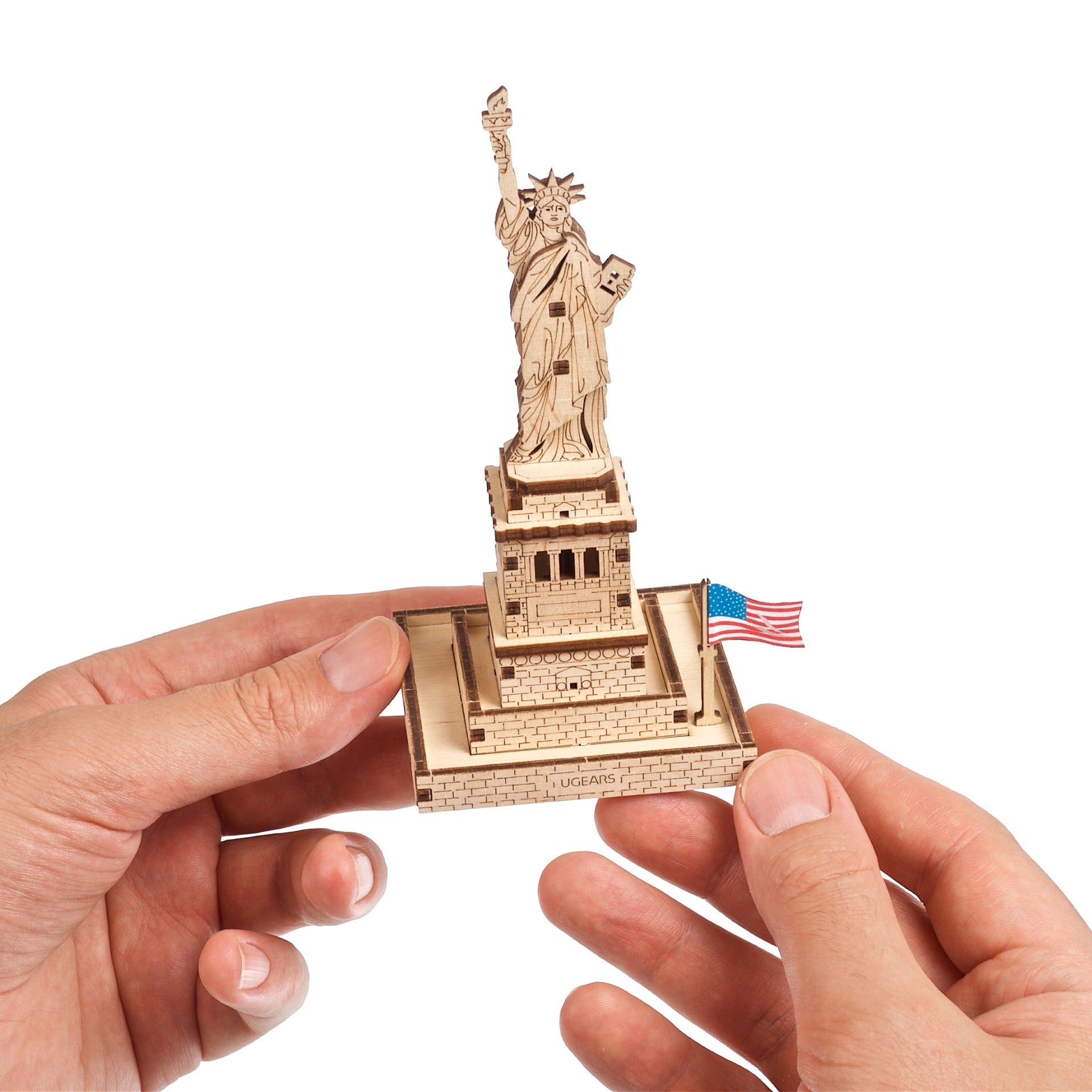ugears-statua-della-libert-puzzle-3d-meccanico-in-legno image 4