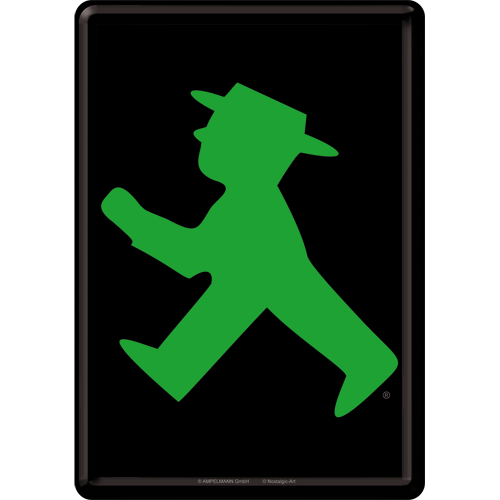 nostalgic-art-ampelmann-gr-n-metallkarte-biglietto-in-metallo-10x14-cm image 1
