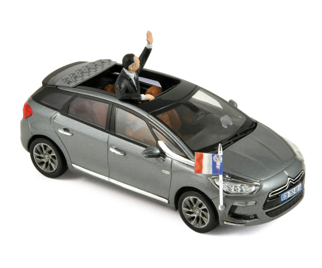 norev-citro-n-ds5-presidenziale-2012-fran-ois-hollande-modellino-1-43 image 1