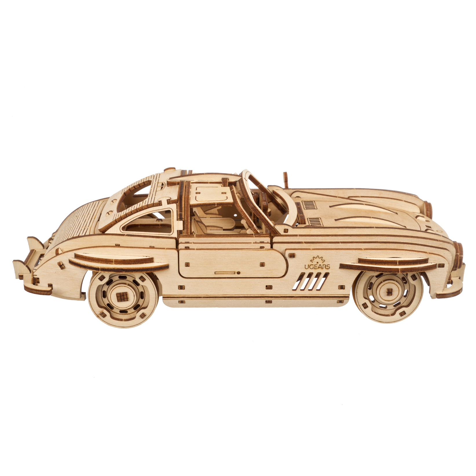 ugears-winged-sports-coupe-kit-modello-meccanico-in-legno-da-costruire image 3