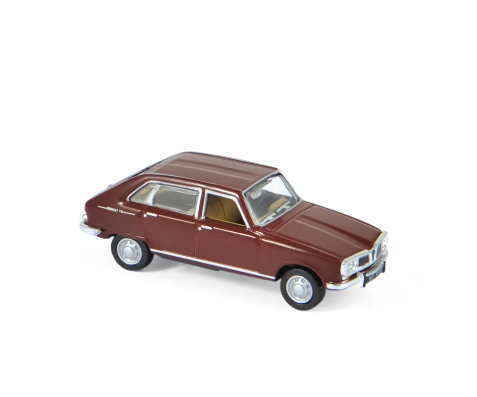 norev-renault-16-super-1966-modellino-auto-rosso-scuro-1-87 image 1