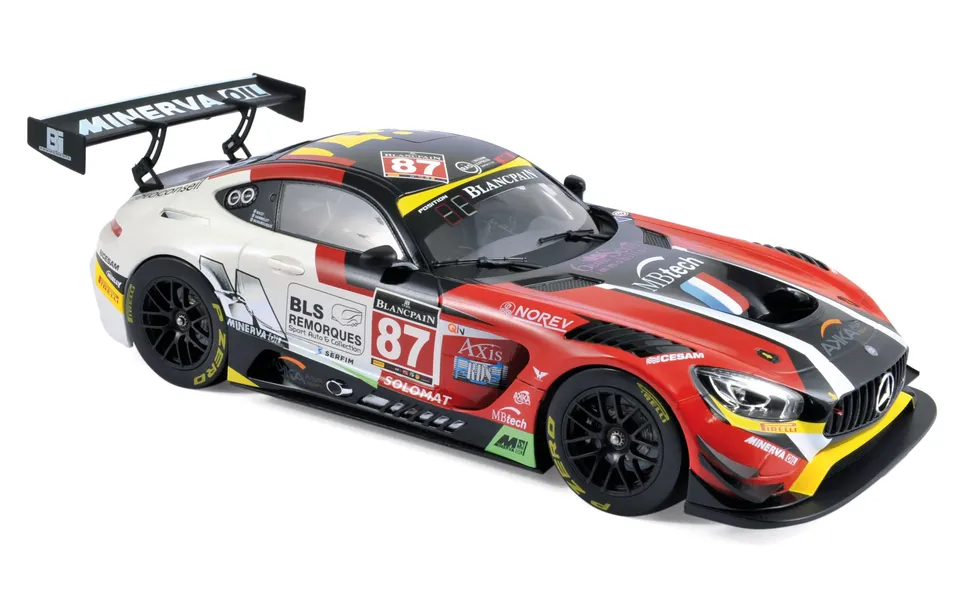 norev-mercedes-amg-gt3-2016-team-akka-winner-monza-modellino-auto-1-18 image 1