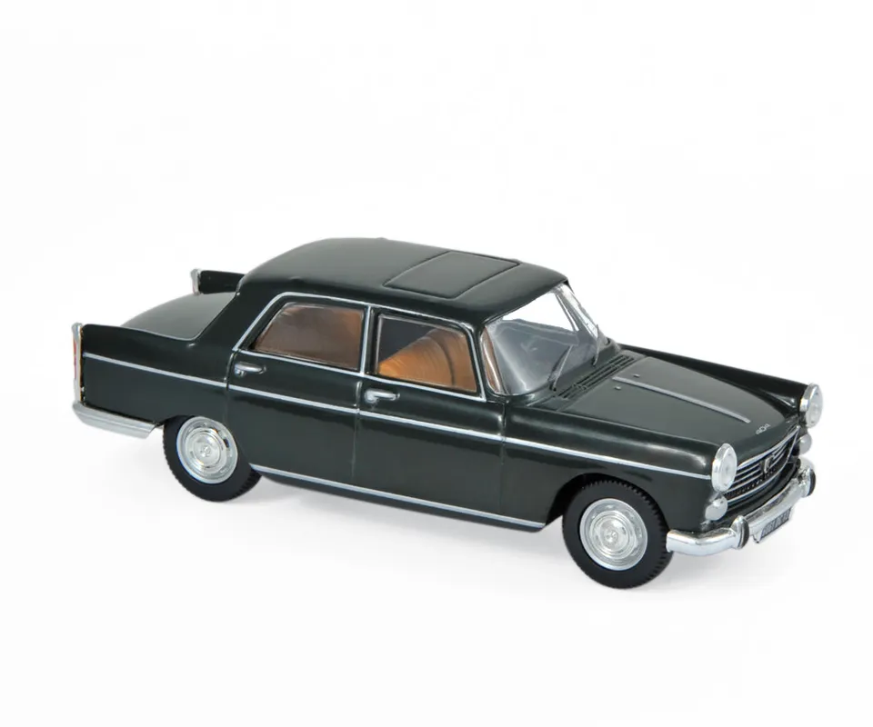 norev-peugeot-404-1965-antique-green-1-43-modellino-auto-d-epoca-die-cast image 1