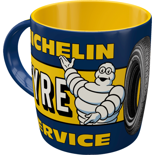 nostalgic-art-michelin-tyre-service-tazza-in-ceramica-330-ml image 1