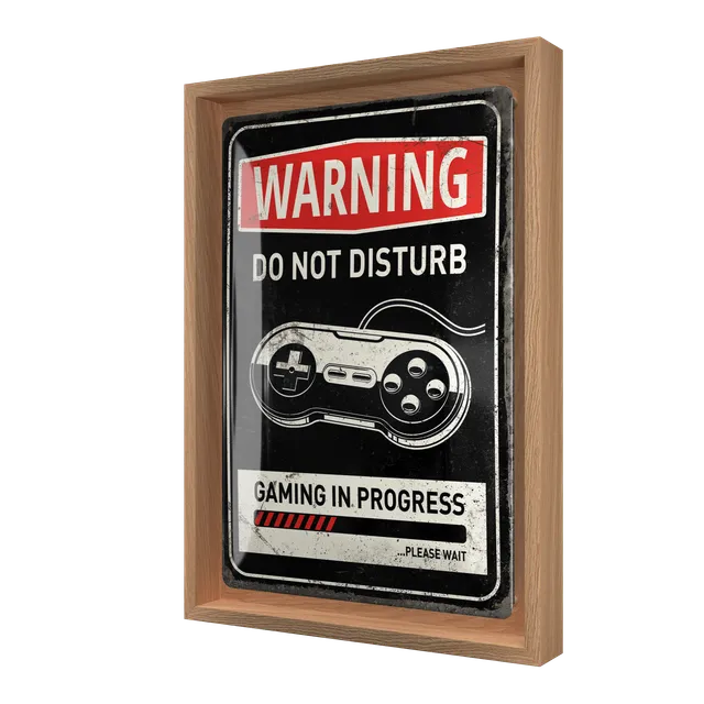 nostalgic-art-gaming-in-progress-n-frame-m-edition-24x33-5-cm image 1