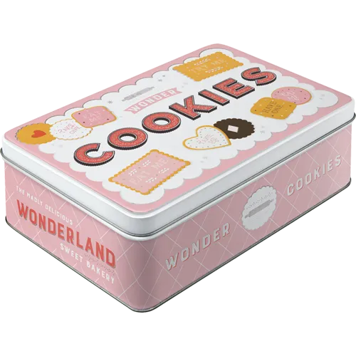 nostalgic-art-wonder-cookies-scatola-metallo-piatta-2-5-litri image 1