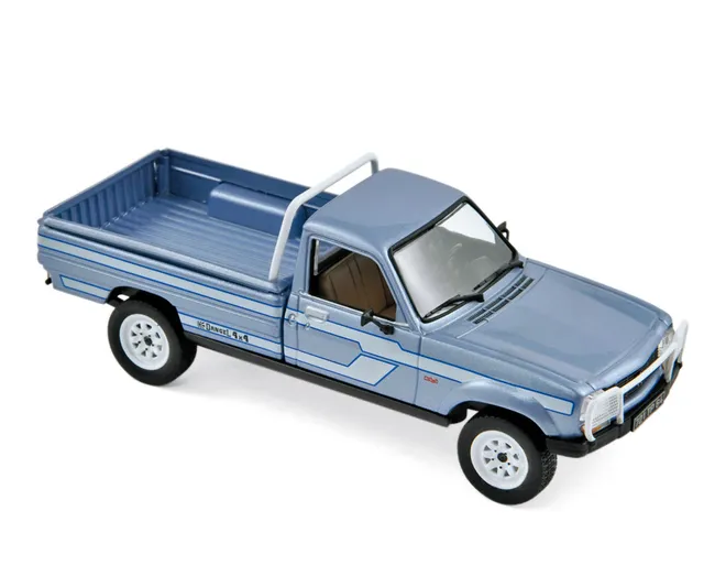 norev-peugeot-504-pick-up-4x4-dangel-california-1985-modellino-1-43-blu-metalliz image 1