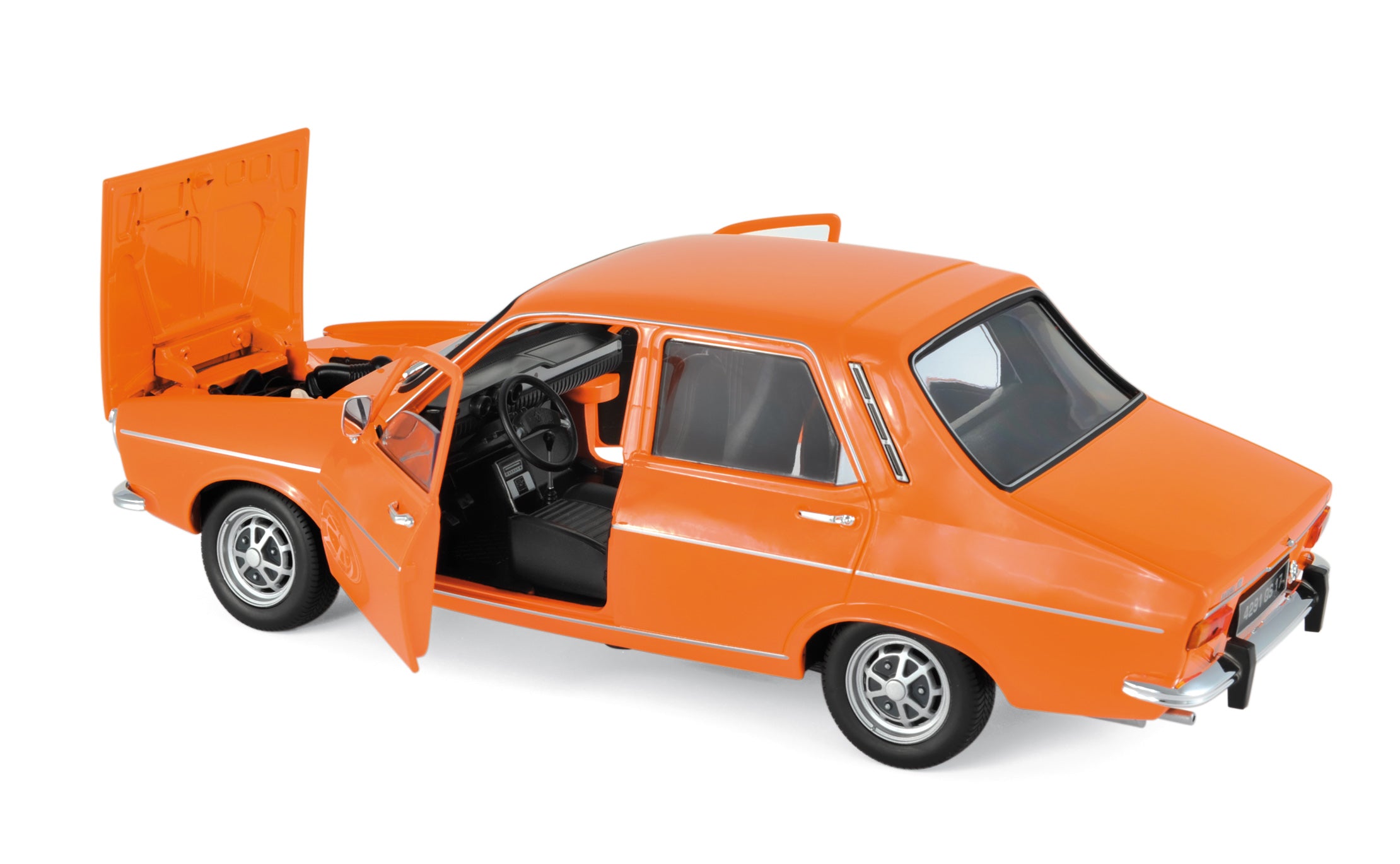 norev-renault-12-ts-1973-orange-modellino-auto-1-18 image 2