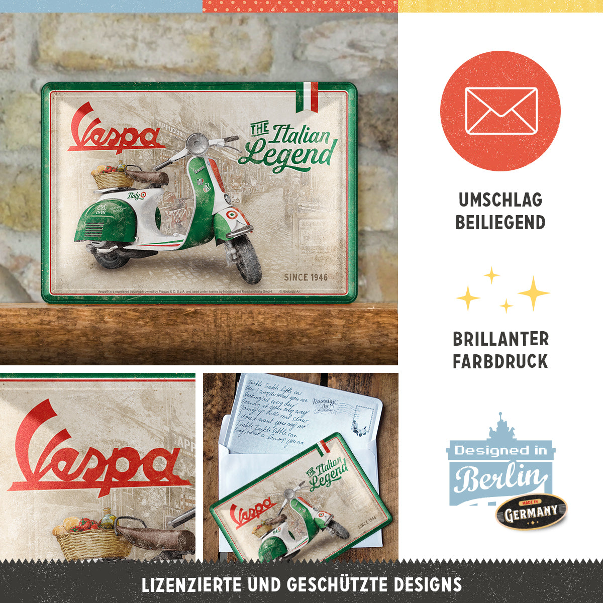 nostalgic-art-vespa-italian-legend-card-in-metallo-10x14-cm image 3