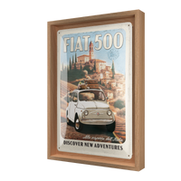 nostalgic-art-fiat-500-discover-new-adventures-targa-metallica-20x30-cm image 7