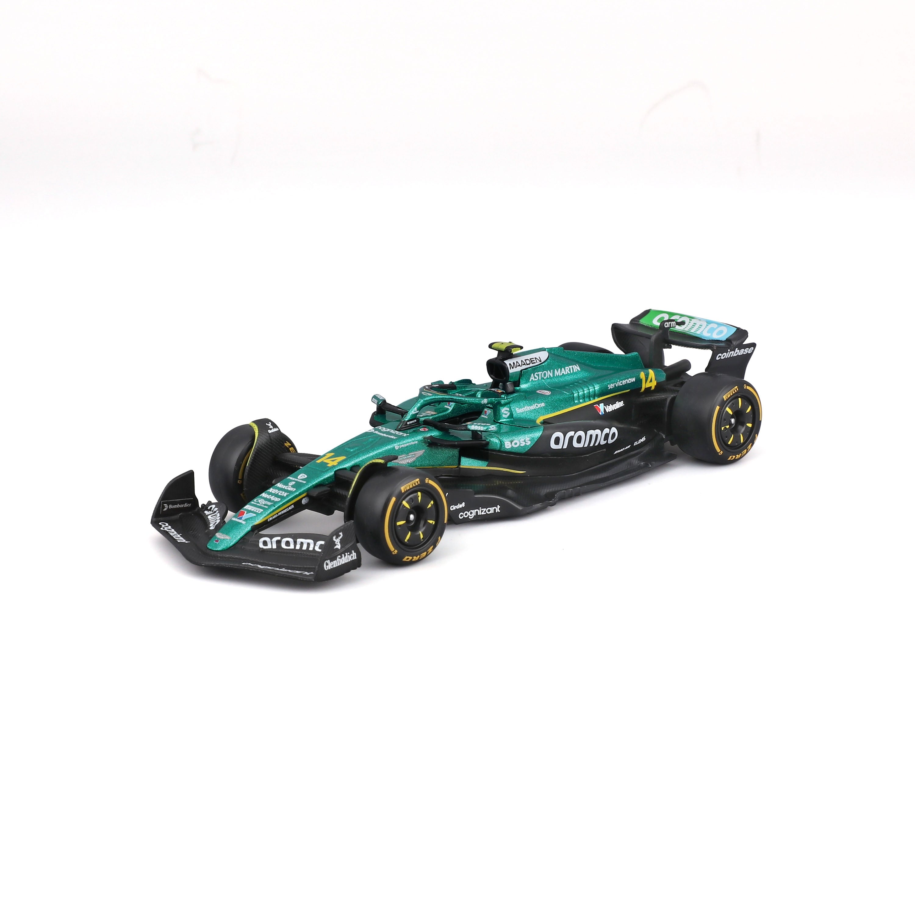 bburago-f1-aston-martin-amr25-2025-14-alonso-modellino-auto-1-43 image 1