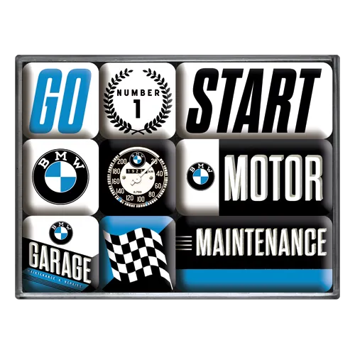 nostalgic-art-bmw-motor-set-magneti-7x9x2-cm image 1