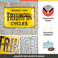 nostalgic-art-triumph-agency-for-cycles-targa-in-metallo-20x30-cm image 3