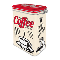 nostalgic-art-strong-coffee-served-here-scatola-in-metallo-con-coperchio-1l image 3