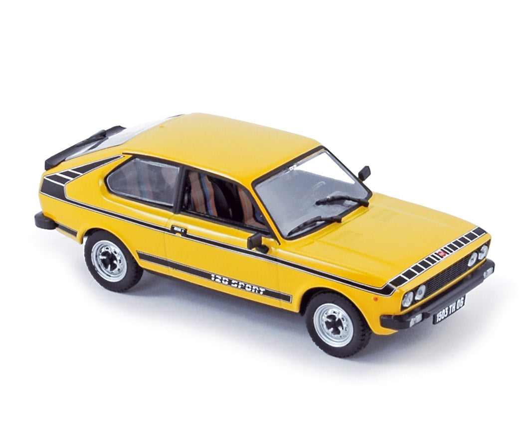 norev-fiat-128-coupe-sport-1978-modellino-auto-1-43-giallo image 1