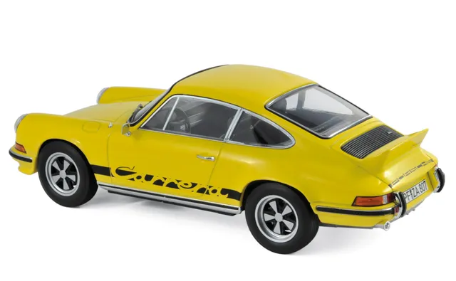 norev-porsche-911-rs-touring-1973-modellino-auto-1-18-giallo-nero image 1
