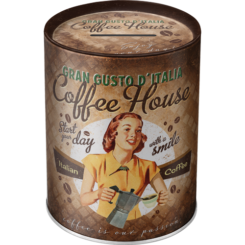 nostalgic-art-coffee-fund-salvadanaio-in-metallo-1-litro-10x13-cm image 1