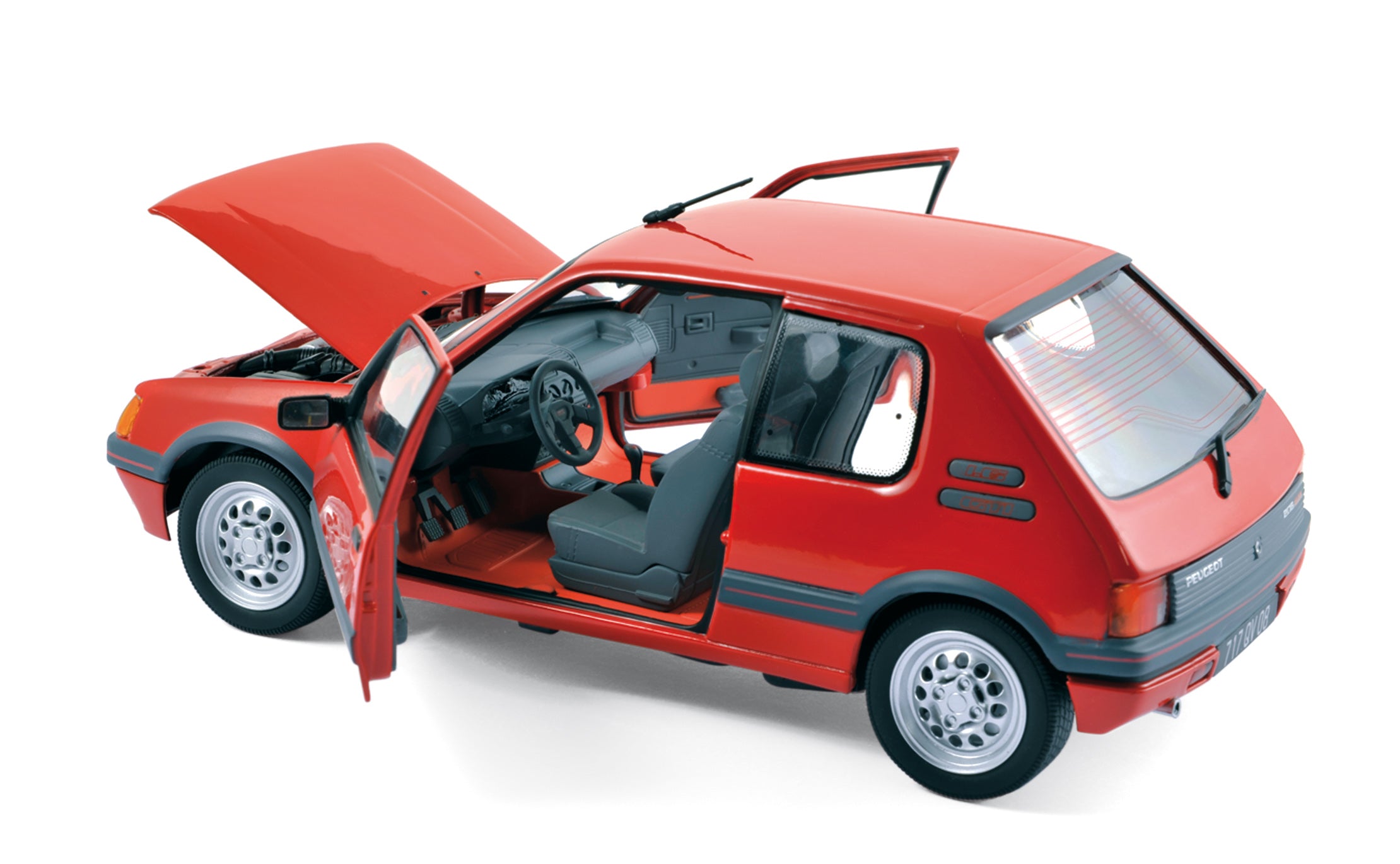 norev-peugeot-205-gti-1-6-1988-rosso-vallelunga-1-18-modellino image 2
