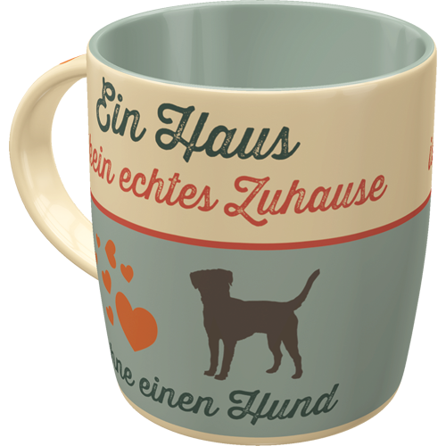 nostalgic-art-pfotenschild-ein-haus-ist-kein-echtes-zuhause-tazza-in-ceramica-33 image 1