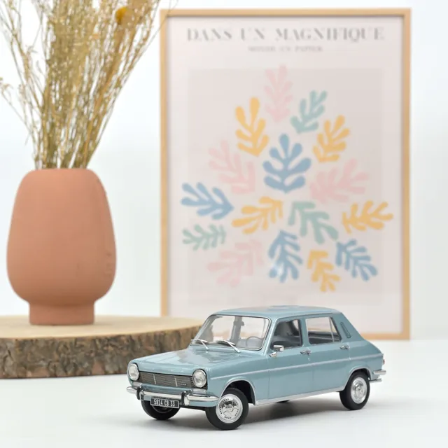 norev-simca-1100-gls-1968-blu-estoril-1-18-modellino-auto-d-epoca-die-cast image 1