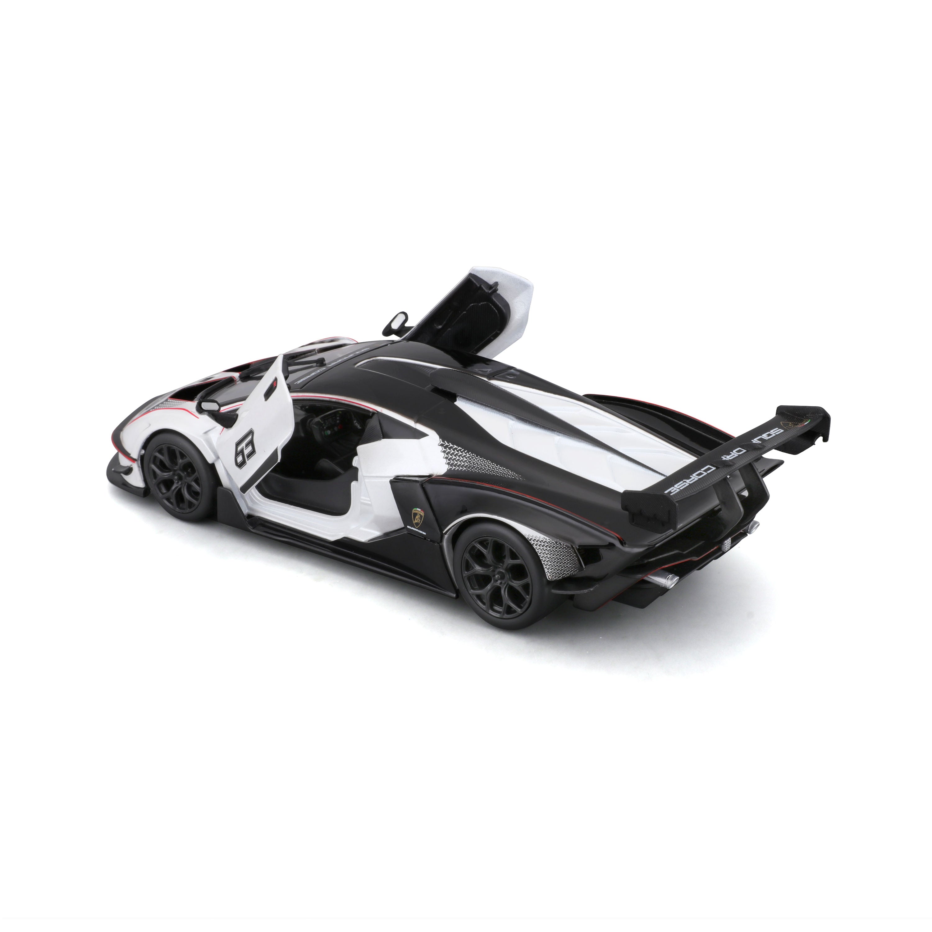 bburago-lamborghini-essenza-scv12-1-24-die-cast-bianco-e-nero image 5