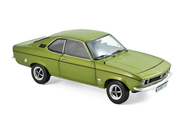 norev-opel-manta-1970-modellino-auto-1-18-verde-limone-metallizzato-2 image 1