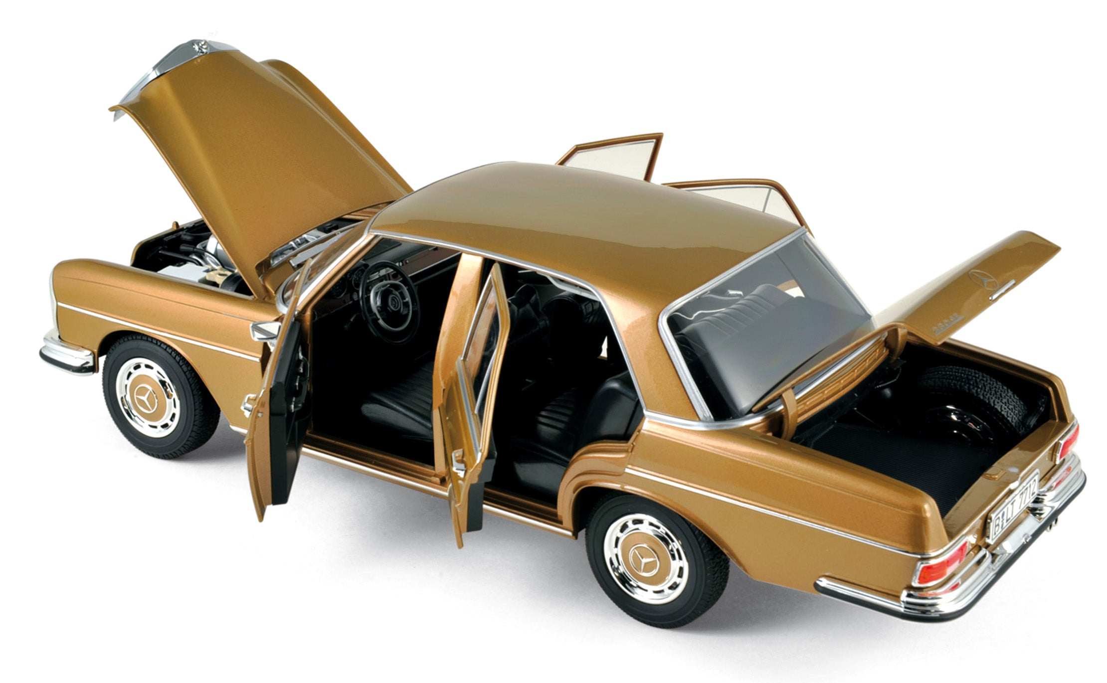 norev-mercedes-benz-280-se-berlina-1968-oro-byzantium-modellino-1-18 image 2