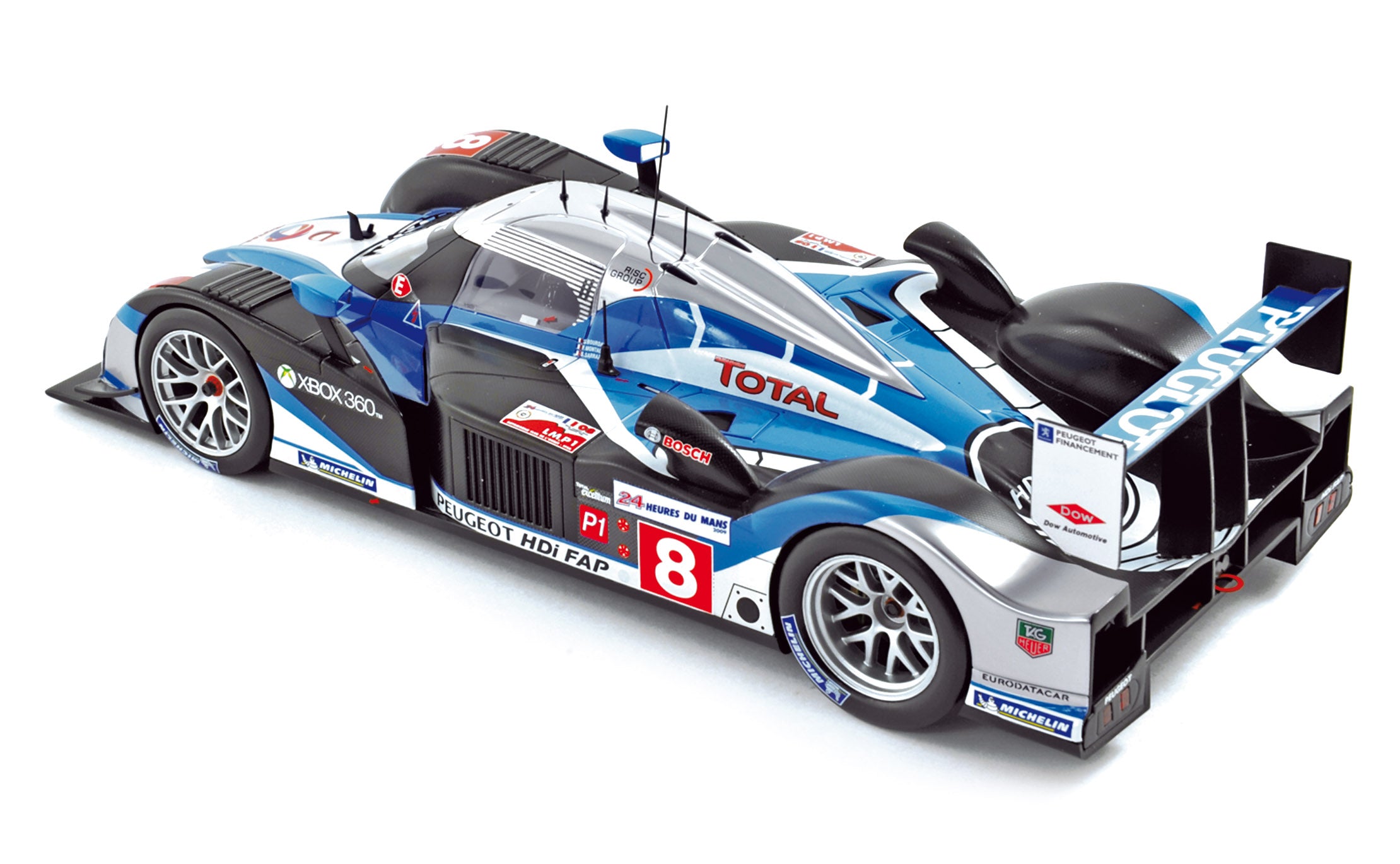 norev-peugeot-908-hdi-fap-2009-n-8-le-mans-1-18-modellino image 2