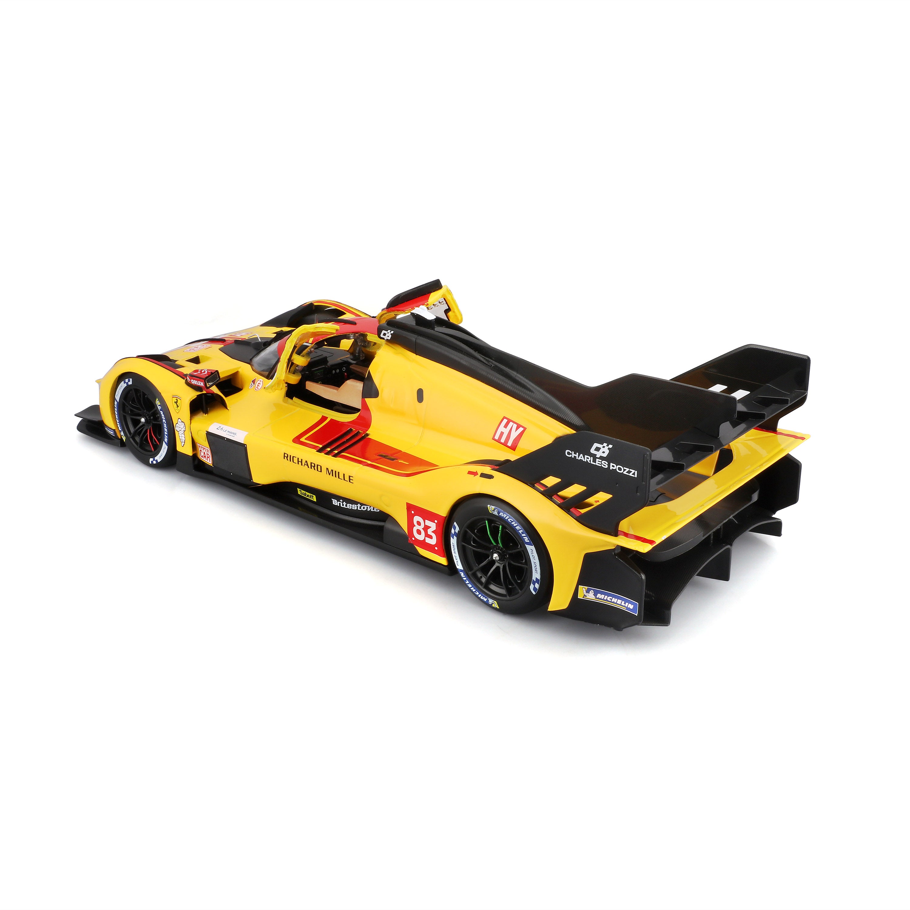 bburago-ferrari-499p-hypercar-24h-le-mans-2025-83-1-18 image 5