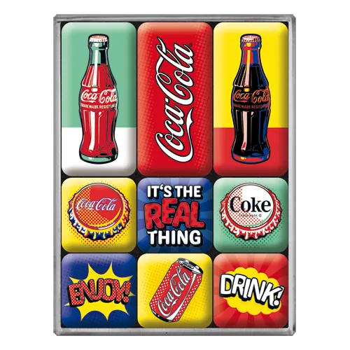 nostalgic-art-coca-cola-pop-art-set-magneti-da-frigo image 1
