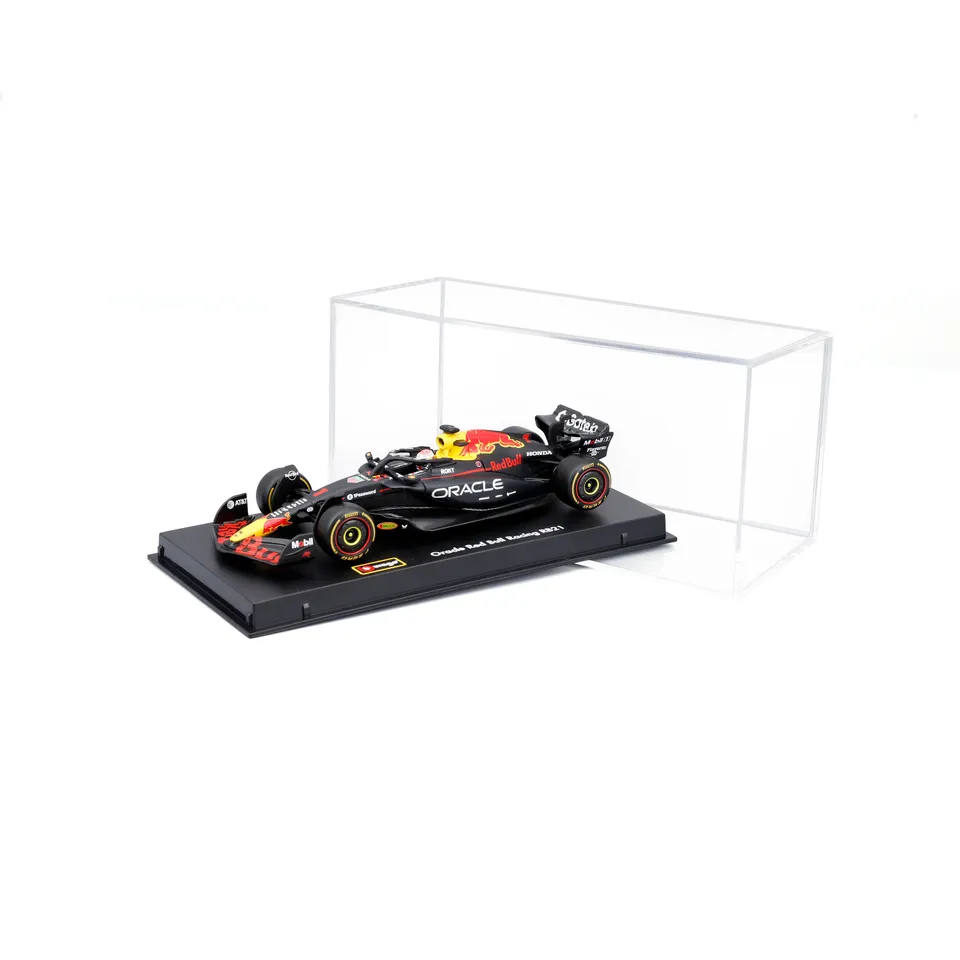 bburago-f1-red-bull-racing-rb21-2025-1-max-verstappen-modellino-scala-1-43-con-b image 1