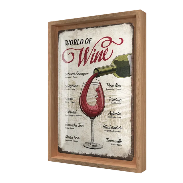 nostalgic-art-n-frame-m-edition-world-of-wine-cornice-rovere-24x33-5-cm image 1
